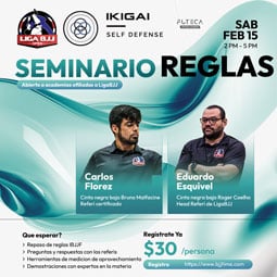 LigaBJJ Event Logo - Seminario Reglas